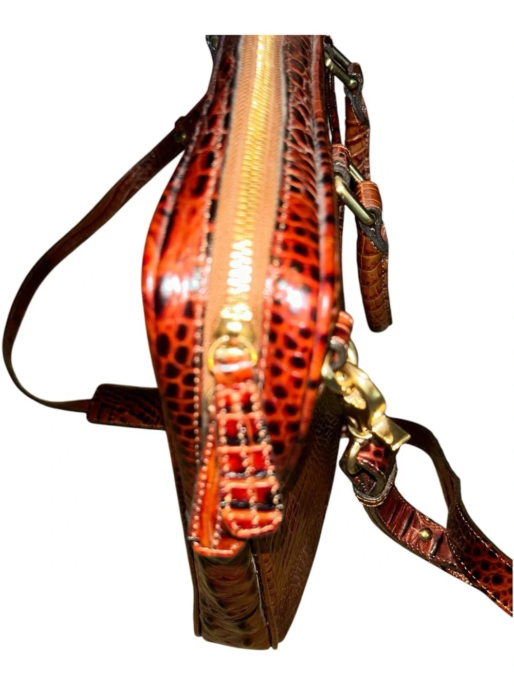 Brahmin Pecan Melbourne Convertible Laptop Bag